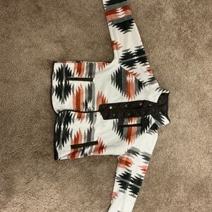 Amazon Women's Crewneck Sweater Jacket in White, Black, Rust